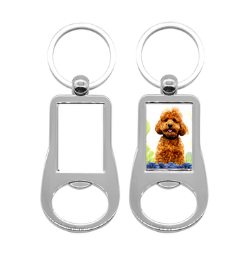 Metal Bottle Opener Keyring